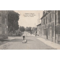 55 STENAY. Carrefour de la Bécasse Route de Verdun 1935
