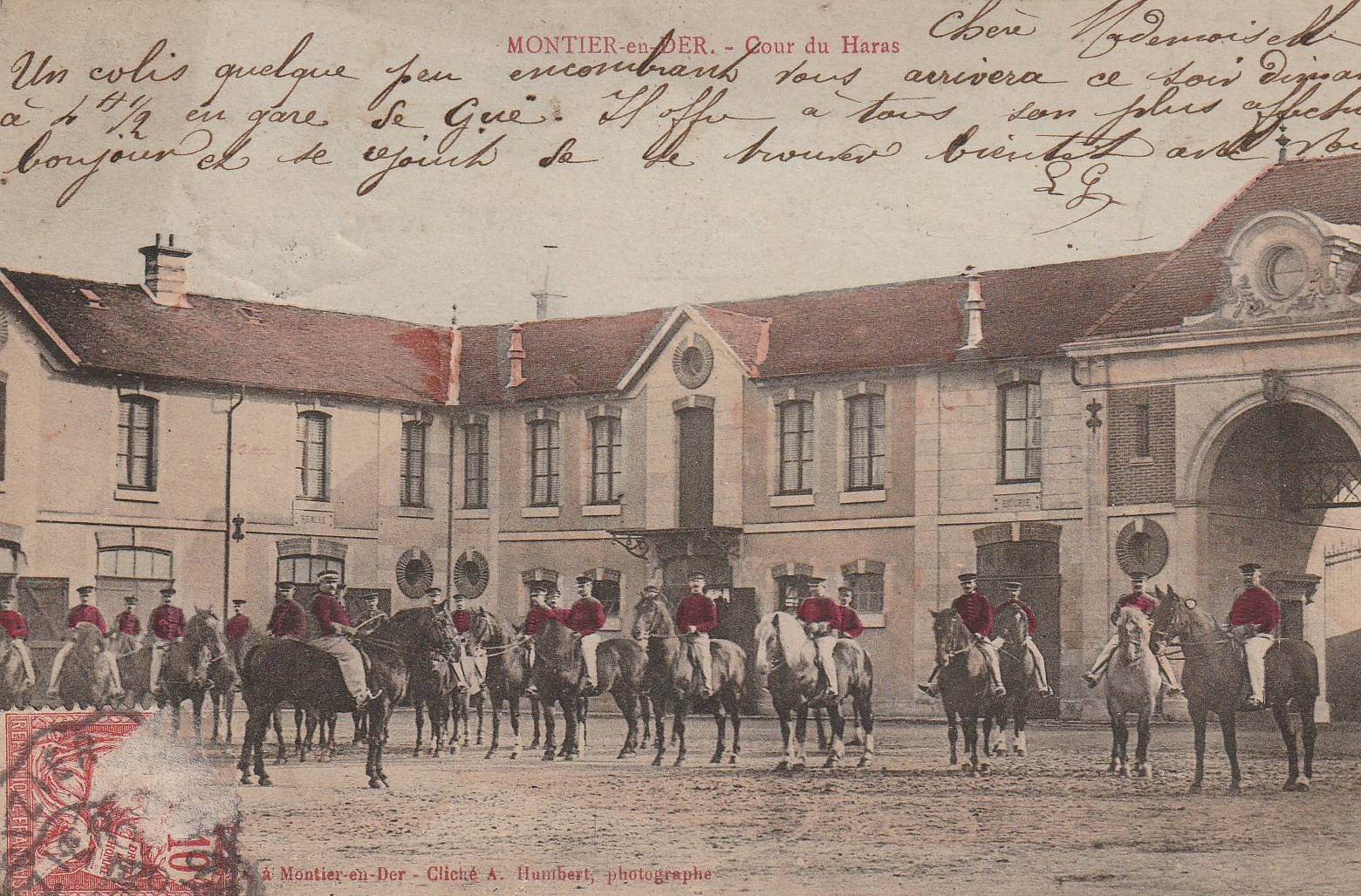 52 MONTIERENDER. Cour du Haras 1904