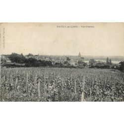 58 POUILLY-SUR-LOIRE. Vue de la Ville depuis les Vignes 1919