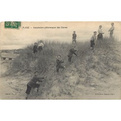 80 FORT-MAHON-PLAGE. Ascension pittoresque des Dunes 1913