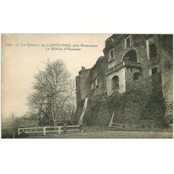 carte postale ancienne 46 CASTELNAU-BRETENOUX. Château Balcon