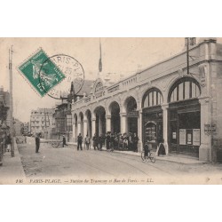 62 LE TOUQUET PARIS-PLAGE. Station du Tramway rue de Paris