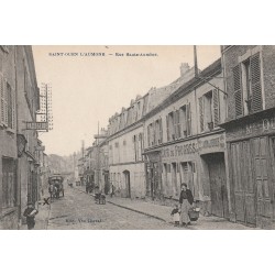 95 SAINT-OUEN L'AUMONE. Pâtisserie et Café du Progrès rue Haute-Aumône