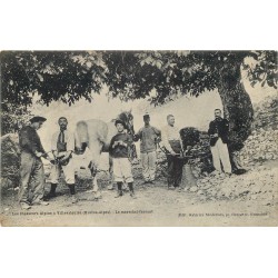 05 VILLEVALOUISE. Les Chasseurs Alpins avec le Maréchal-Ferrant 1914