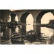 13 MARSEILLE. Barques de Pêcheurs dans le vieux port et Pont Viaduc