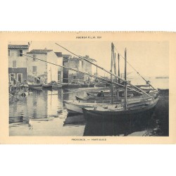 13 MARTIGUES. Barques de Pêcheurs. Agenda P.L.M 1931