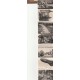 23 LA COURTINE. Carte dépliante 10 mini vues dont tanks, Ballon et Train militaires 1931