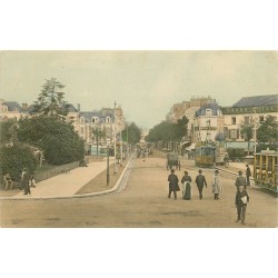 35 RENNES. Rare Prototype et essai pour futures cartes postales : Avenue de la République