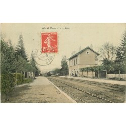 19 OBJAT. Entrée du Train en Gare 1908