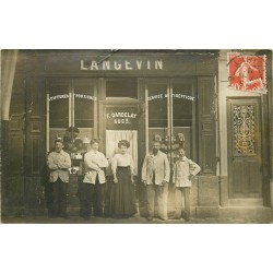 45 PITHIVIERS. Coiffures Postiches Langevin Dardelay Photo carte postale 1911