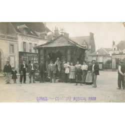 45 LORRIS. Concours Musical de 1909 Quincaillerie Martin et Café