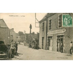 53 PARNE-SUR-ROC. Le Pont 1937 Café Epicerie Fournier Courtin