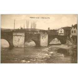 carte postale ancienne 46 FIGEAC. Pont du Pin