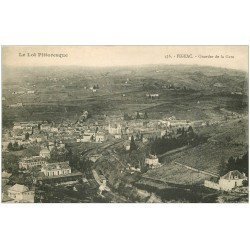 carte postale ancienne 46 FIGEAC. Quartier de la Gare 1926