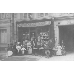 92 NEUILLY SUR SEINE. Superbe et Rare Photo carte postale du Bar Tabac au 107 Avenue de Neuilly