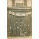 PARIS XIV. Rare Carte Photo Maison Albouy location de voitures à bras vers 1908