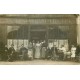 PARIS 20° Rare Carte Photo Vins Restaurant Liqueurs Saint-Raphaël Rue des Pyrénées 1910