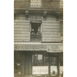 PARIS 18 Café de la Renaissance Rue du Poteau et Championnet. Timbre 1 Centime 1909