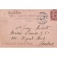 94 LIMEIL BREVANNES. Rare carte postale couleur rouge d'un Attelage 1904