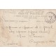 77 COUBERT. Voiturette motocyclette Bollé avec passager devant 1904 "Les écraseurs" cliché Legot
