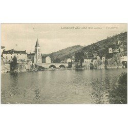carte postale ancienne 46 LARROQUE-DES-ARCS. vue générale