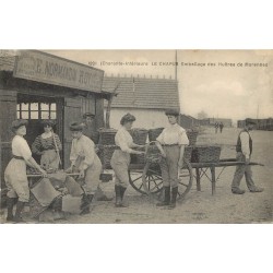 17 LE CHAPUS. Emballage des Huîtres de Marennes "Normandin Roy" 1921