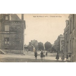 35 SAINT-MEEN. Avenue de la Gare 1917