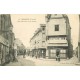 2 x cpa 22 GUINGAMP. Café Breban rues Saint-Yves & Cosquer 1915 et Ecole supérieur de Garçons