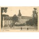 2 x cpa 22 GUINGAMP. Café Breban rues Saint-Yves & Cosquer 1915 et Ecole supérieur de Garçons