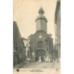 87 LIMOGES. Nombreux Bouchers devant la Chapelle Saint-Aurélien