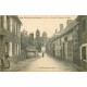 2 x cpa 35 SAINT-AUBIN-DU-CORMIER. Halle Poste rue de Derrière 1919 et rue de la Garenne