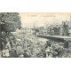 2 x cpa 80 AMIENS. Marché aux légumes et Beffroi 1906