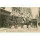 WW PARIS 01. La Sortie des Voitures d'Approvisionnements de la Maison Dupont-Barbier attelages pour les Halles