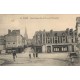 2 x cpa 35 VITRE. Tricoteuses rue du Rachapt et Café Martin Place Eventail rue Duguesclin 1915