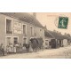 72 BLEVES. Attelage Saola l'Hôtel du Cheval Blanc 1912 Tabac Pasquier Sellerie