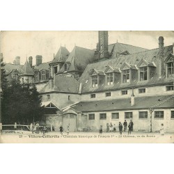 02 VILLERS-COTTERETS. Cheminée historique du Château animation 1911