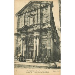 2 x cpa 13 MARTIGUES. Attelage chèvre Eglise de la Madeleine et Porte Cathédrale