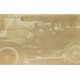 WW 62 CALAIS. Rare Photo carte postale d'un Autocar Autobus avec Chauffeur 1910