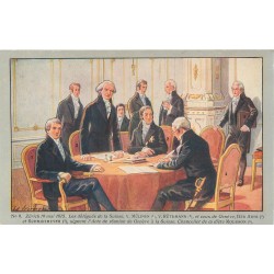 Centenaire de la Réunion de Genève 1814-1914. Signature de l'Acte de la Réunion à Zürich
