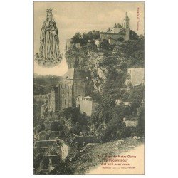 carte postale ancienne 46 ROCAMADOUR. Notre-Dame 1913