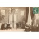 3 x cpa 63 CLERMONT-FERRAND. Institution Monanges. L'Enclos Cour gazonnée, Parloir et Salon 1913
