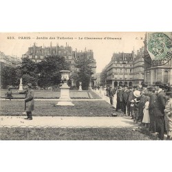 PARIS 01 Jardin des Tuileries. Le Charmeur d'Oiseaux 1907