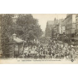 PARIS 01. Les Halles rue Rambuteau 1911