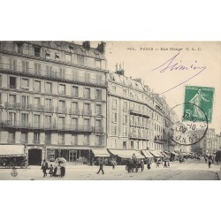 PARIS 05. Nombreux commerces rue Monge 1909
