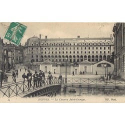35 RENNES. La Caserne Saint-Georges 1916
