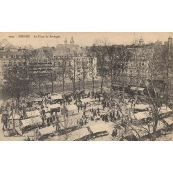 35 RENNES. Le Marché sur la Place de Bretagne 1924