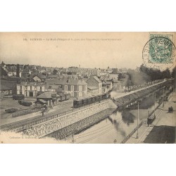 35 RENNES. La Gare des Tramways et le Mail d'Onges 1907