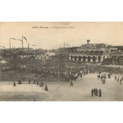 35 RENNES. La Gare un Jour de Fête 1919