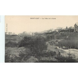 22 SAINT-CAST. Les Villas de la Garde avec tampon de la ligne du chemin de fer