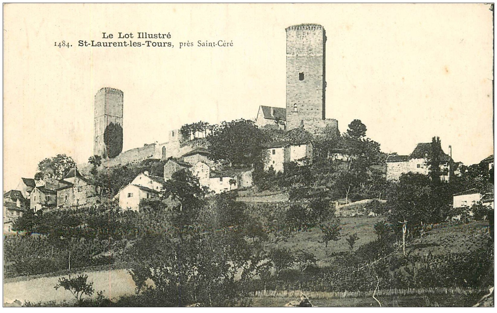 carte postale ancienne 46 SAINT-LAURENT-LES-TOURS 1940